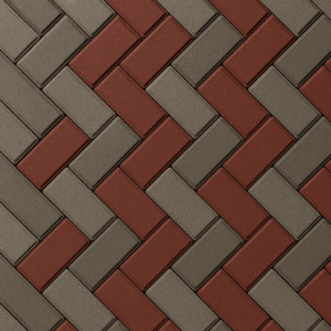 Брусчатка кирпичик 200*100*40