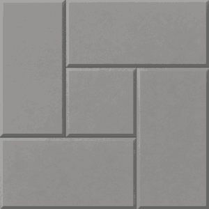 Тротуарная плитка Калифорния гладкая 300*300*30