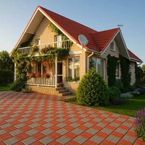 Тротуарная плитка Калифорния шагрень 300*300*30